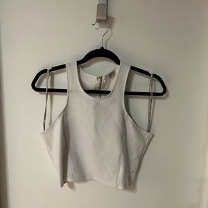 White crop top from GUESS